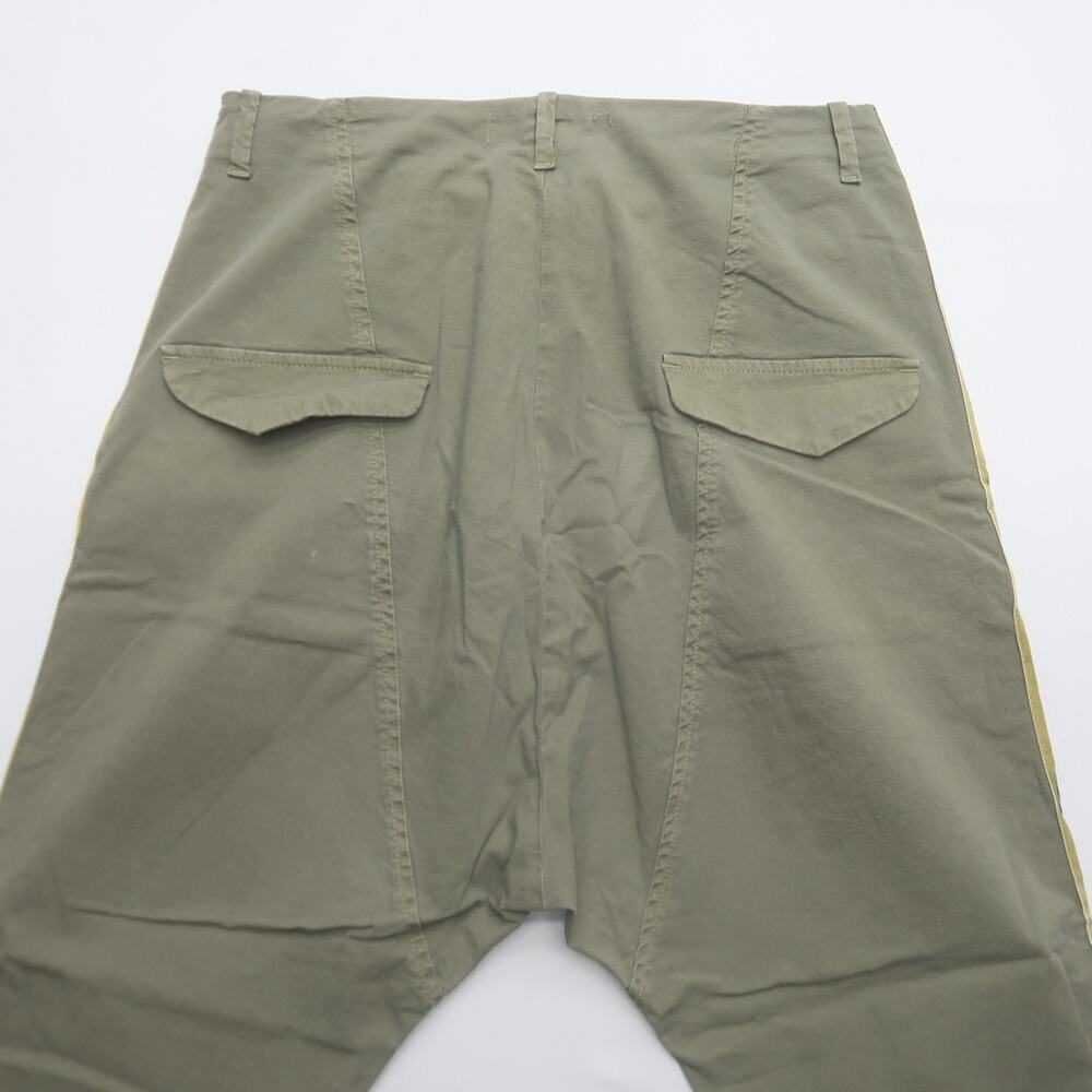 Nili Lotan Paris Pants with Tape Trim Green Size 2 - Picture 6 of 14